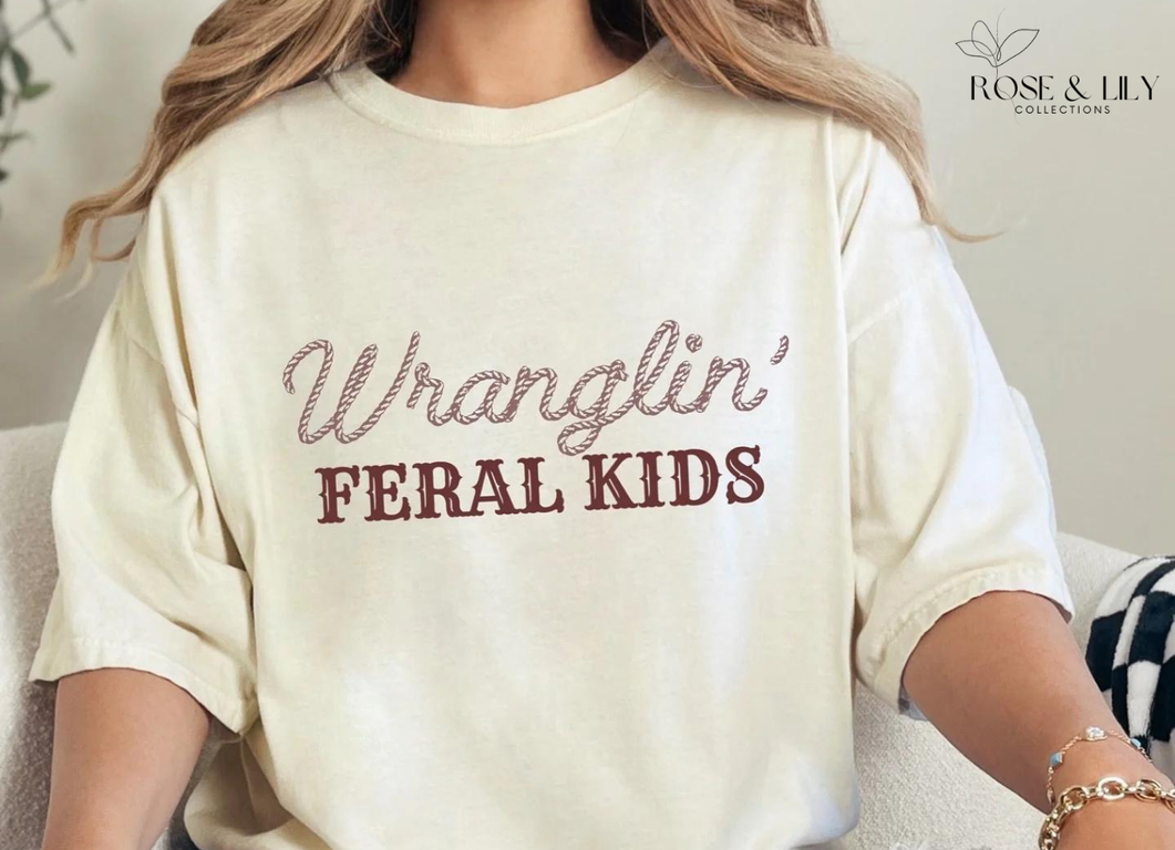 Wranglin' Feral Kids T-Shirt